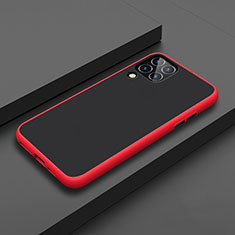 Funda Bumper Silicona y Plastico Mate Carcasa U01 para Huawei P40 Lite Rojo