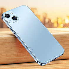 Funda Bumper Silicona y Plastico Mate Carcasa U02 para Apple iPhone 13 Azul