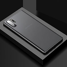 Funda Bumper Silicona y Plastico Mate Carcasa U02 para Samsung Galaxy Note 10 Plus Negro