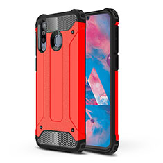Funda Bumper Silicona y Plastico Mate Carcasa WL1 para Samsung Galaxy A40s Rojo
