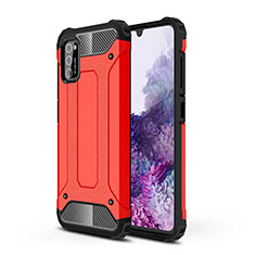 Funda Bumper Silicona y Plastico Mate Carcasa WL1 para Samsung Galaxy A41 Rojo