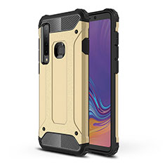 Funda Bumper Silicona y Plastico Mate Carcasa WL1 para Samsung Galaxy A9 (2018) A920 Oro