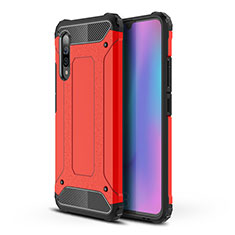 Funda Bumper Silicona y Plastico Mate Carcasa WL1 para Samsung Galaxy A90 5G Rojo