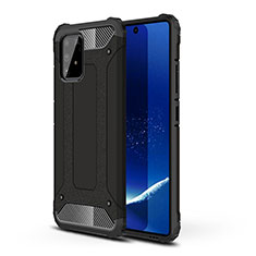 Funda Bumper Silicona y Plastico Mate Carcasa WL1 para Samsung Galaxy A91 Negro