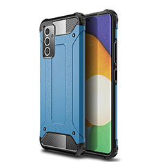 Funda Bumper Silicona y Plastico Mate Carcasa WL1 para Samsung Galaxy F54 5G Azul