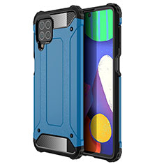 Funda Bumper Silicona y Plastico Mate Carcasa WL1 para Samsung Galaxy F62 5G Azul