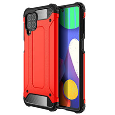 Funda Bumper Silicona y Plastico Mate Carcasa WL1 para Samsung Galaxy F62 5G Rojo