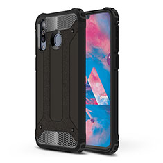 Funda Bumper Silicona y Plastico Mate Carcasa WL1 para Samsung Galaxy M30 Negro