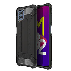 Funda Bumper Silicona y Plastico Mate Carcasa WL1 para Samsung Galaxy M32 4G Negro