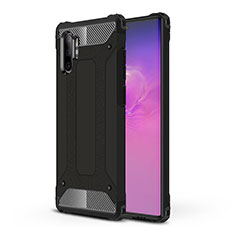 Funda Bumper Silicona y Plastico Mate Carcasa WL1 para Samsung Galaxy Note 10 Plus 5G Negro