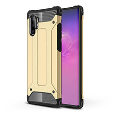 Funda Bumper Silicona y Plastico Mate Carcasa WL1 para Samsung Galaxy Note 10 Plus 5G Oro