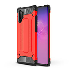 Funda Bumper Silicona y Plastico Mate Carcasa WL1 para Samsung Galaxy Note 10 Plus 5G Rojo