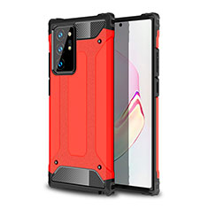 Funda Bumper Silicona y Plastico Mate Carcasa WL1 para Samsung Galaxy Note 20 Ultra 5G Rojo