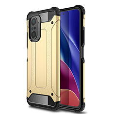 Funda Bumper Silicona y Plastico Mate Carcasa WL1 para Xiaomi Poco F3 5G Oro