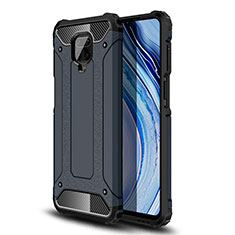 Funda Bumper Silicona y Plastico Mate Carcasa WL1 para Xiaomi Poco M2 Pro Azul Real