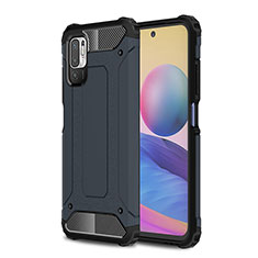 Funda Bumper Silicona y Plastico Mate Carcasa WL1 para Xiaomi POCO M3 Pro 5G Azul Real