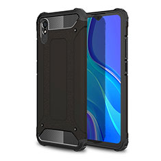 Funda Bumper Silicona y Plastico Mate Carcasa WL1 para Xiaomi Redmi 9AT Negro