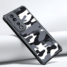 Funda Bumper Silicona y Plastico Mate Carcasa XD1 para Huawei Honor 90 Pro 5G Negro