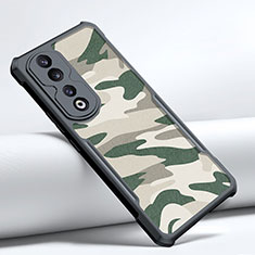Funda Bumper Silicona y Plastico Mate Carcasa XD1 para Huawei Honor 90 Pro 5G Verde