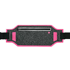 Funda Cinturon Brazo Correr Universal L08 para Asus Zenfone Go ZB452KG ZB551KL Rosa Roja