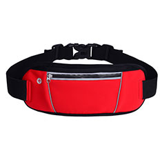 Funda Cinturon Brazo Correr Universal S02 para Sony Xperia 10 Plus Rojo