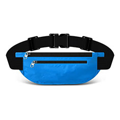 Funda Cinturon Brazo Correr Universal S03 para Sony Xperia XA2 Ultra Azul Cielo