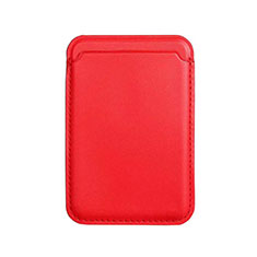 Funda de Cuero Cartera con Mag-Safe Magnetic para Apple iPhone 12 Mini Rojo