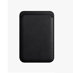 Funda de Cuero Cartera con Mag-Safe Magnetic para Apple iPhone 12 Pro Max Negro