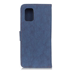 Funda de Cuero Cartera con Soporte Carcasa A01D para Motorola Moto Edge S 5G Azul