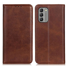 Funda de Cuero Cartera con Soporte Carcasa A02D para Nokia G400 5G Marron