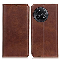 Funda de Cuero Cartera con Soporte Carcasa A02D para OnePlus Ace 2 5G Marron