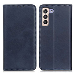 Funda de Cuero Cartera con Soporte Carcasa A02D para Samsung Galaxy S21 FE 5G Azul