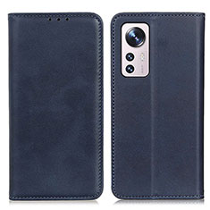 Funda de Cuero Cartera con Soporte Carcasa A02D para Xiaomi Mi 12 Lite 5G Azul