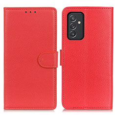 Funda de Cuero Cartera con Soporte Carcasa A03D para Samsung Galaxy A25 5G Rojo