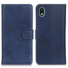 Funda de Cuero Cartera con Soporte Carcasa A04D para Sony Xperia Ace III Azul