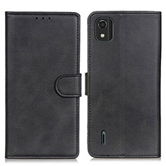 Funda de Cuero Cartera con Soporte Carcasa A05D para Nokia C2 2nd Edition Negro