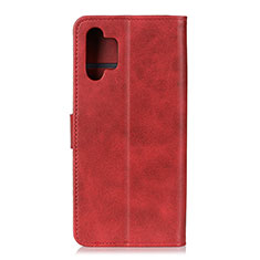 Funda de Cuero Cartera con Soporte Carcasa A05D para Samsung Galaxy M32 5G Rojo