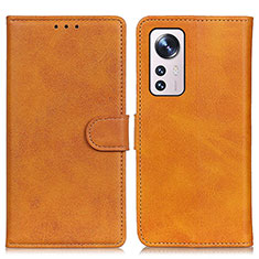 Funda de Cuero Cartera con Soporte Carcasa A05D para Xiaomi Mi 12 5G Marron