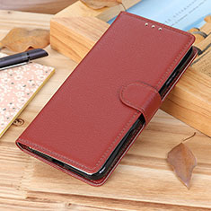 Funda de Cuero Cartera con Soporte Carcasa A06D para Huawei Honor X9b 5G Marron