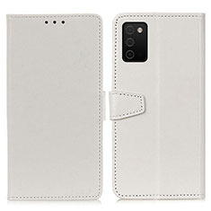 Funda de Cuero Cartera con Soporte Carcasa A06D para Samsung Galaxy M02s Blanco