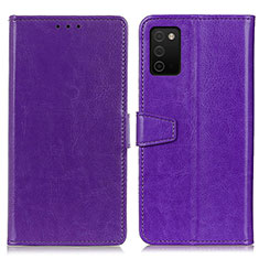 Funda de Cuero Cartera con Soporte Carcasa A06D para Samsung Galaxy M02s Morado