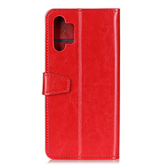 Funda de Cuero Cartera con Soporte Carcasa A06D para Samsung Galaxy M32 5G Rojo