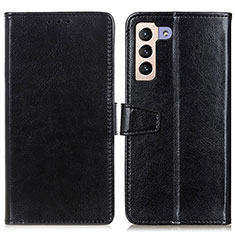 Funda de Cuero Cartera con Soporte Carcasa A06D para Samsung Galaxy S22 Plus 5G Negro