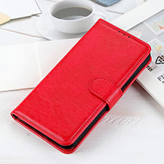 Funda de Cuero Cartera con Soporte Carcasa A07D para OnePlus 9 5G Rojo