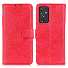 Funda de Cuero Cartera con Soporte Carcasa A07D para Samsung Galaxy A15 5G Rojo