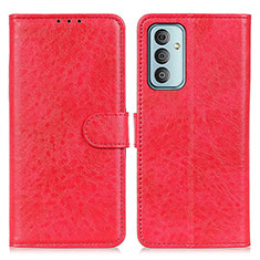 Funda de Cuero Cartera con Soporte Carcasa A07D para Samsung Galaxy M23 5G Rojo