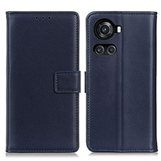 Funda de Cuero Cartera con Soporte Carcasa A08D para OnePlus 10R 5G Azul