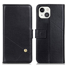 Funda de Cuero Cartera con Soporte Carcasa A09 para Apple iPhone 13 Mini Negro