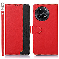 Funda de Cuero Cartera con Soporte Carcasa A09D para OnePlus 11R 5G Rojo