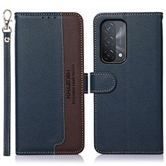 Funda de Cuero Cartera con Soporte Carcasa A09D para OnePlus Nord N200 5G Azul